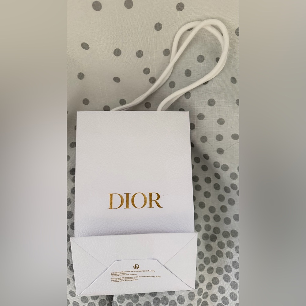 Dior Glossy Red Mini Pouch cosmetic Bag - Picture 7 of 7